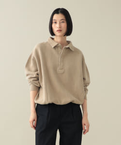 【EXCLUSIVE】REMI RELIFE / HALF BUTTON SWEAT