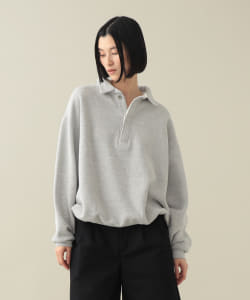 【EXCLUSIVE】REMI RELIFE / HALF BUTTON SWEAT