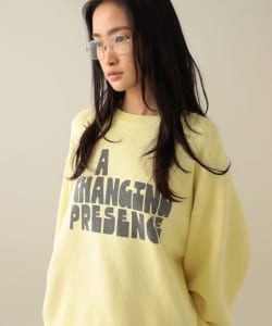 【+10%ポイントUP】【EXCLUSIVE】REMI RELIEF / PRINT CREW SWEAT