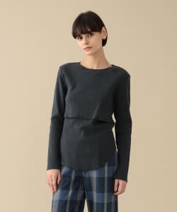 R JUBILEE / Rib Layered Tee