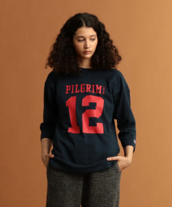 ＜WOMEN＞Champion × Pilgrim Surf+Supply / Football Tee