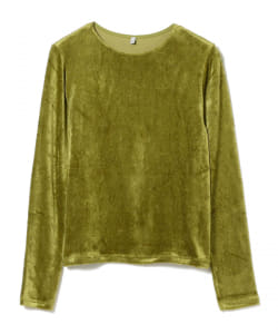 Baserange / Omo Long Sleeve Tee in Galti Green