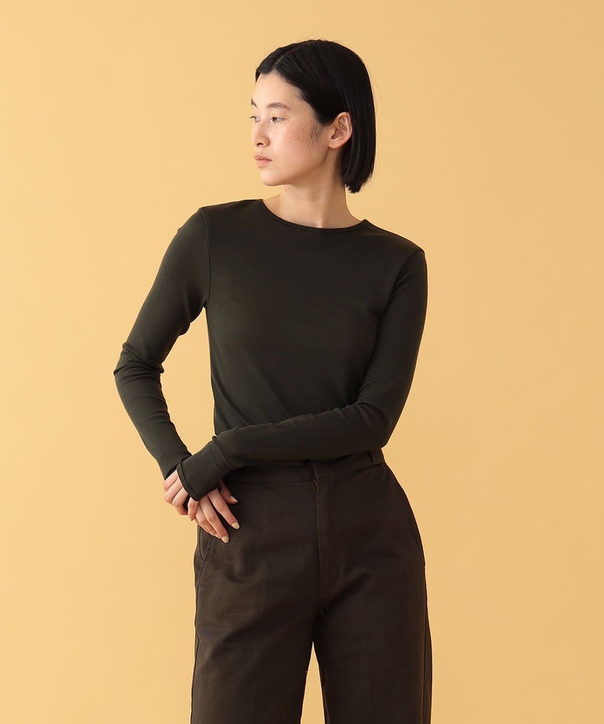 Anika Base Layer Tシャツ・カットソー WOMEN OLIVE 1 Anika Base Layer Tシャツ・カットソー WOMEN OLIVE 1