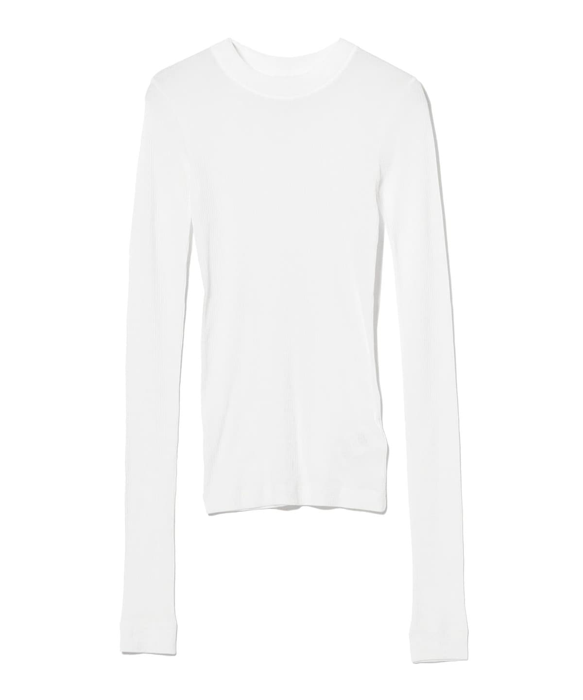 Ninety Percent / Anis Rib Seam Long sleeve Tシャツ・カットソー WOMEN CHALK WHITE XS Ninety Percent / Anis Rib Seam Long sleeve Tシャツ・カットソー WOMEN CHALK WHITE XS