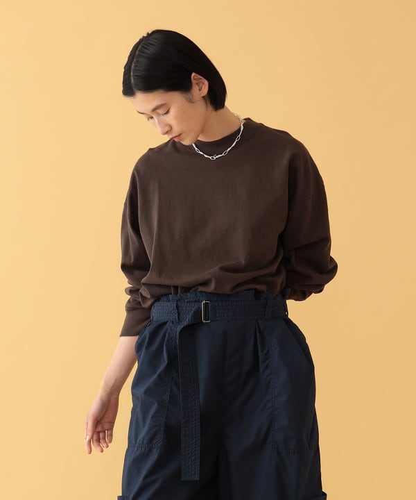 ロンティー デレクラム Rocky Monroe tシャツ 裏起毛カットカルゼ ドローコードロンT