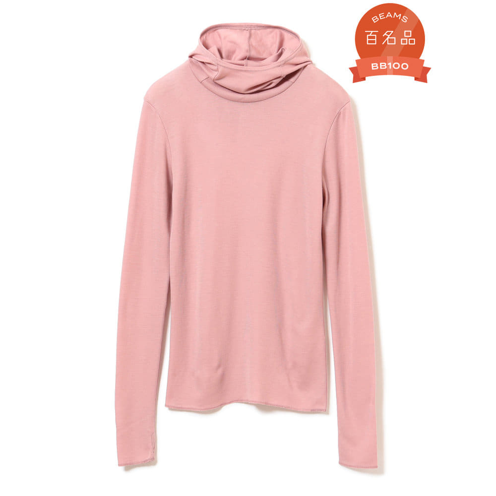 Eileen Wool Hoodie Tシャツ・カットソー WOMEN DUSTY PINK 1
