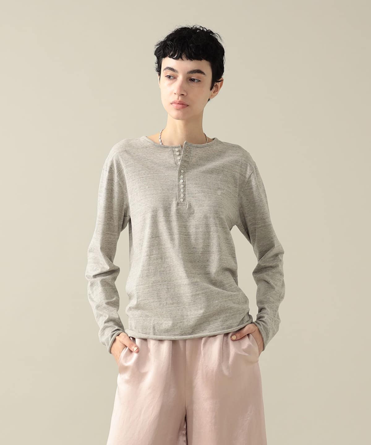 Lou Henley Tシャツ・カットソー WOMEN HETHER GREY 1 Lou Henley Tシャツ・カットソー WOMEN HETHER GREY 1