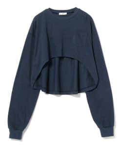 onit / Cotton Slub Short Length Pocket Long T-Shits
