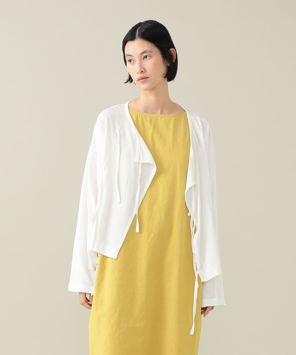 Viola Tie Long Sleeve Tee Tシャツ・カットソー WOMEN WHITE 1 Viola Tie Long Sleeve Tee Tシャツ・カットソー WOMEN WHITE 1