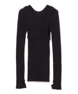 HAKUJI / Wool rib layerd Long Sleeve