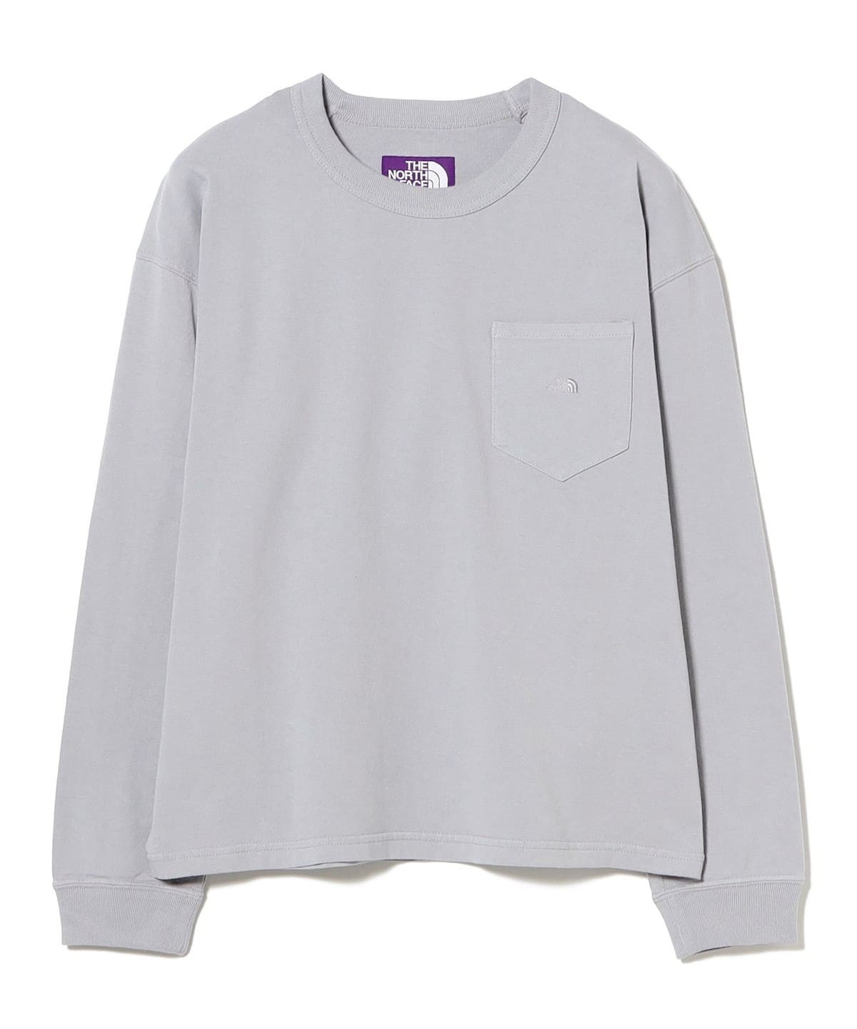 【WEB限定】THE NORTH FACE PURPLE LABEL ザ・ノース・フェイス パープルレーベル / 8oz Field Long Sleeve Pocket Tee Tシャツ・カットソー WOMEN Light Gray WS 【WEB限定】THE NORTH FACE PURPLE LABEL ザ・ノース・フェイス パープルレーベル / 8oz Field Long Sleeve Pocket Tee Tシャツ・カットソー WOMEN Light Gray WS