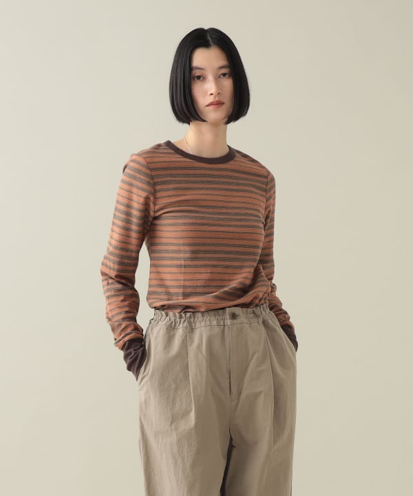 Bobbi Stripe Longsleeve Model：H170cm Size：