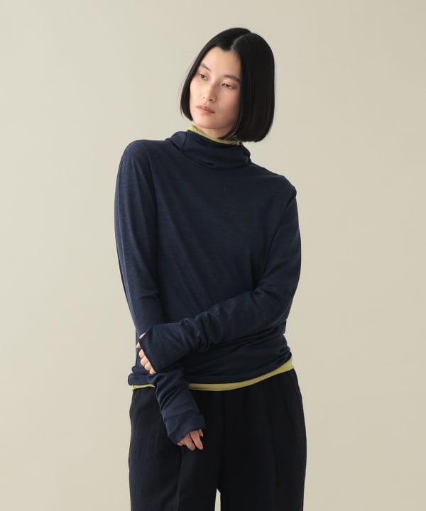 Reed Wool Hooded Base Layer Model：H170cm Size：