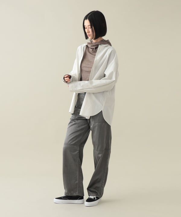 Reed Wool Hooded Base Layer Model：H170cm Size：