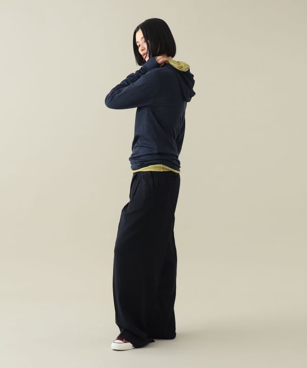 Reed Wool Hooded Base Layer Model：H170cm Size：