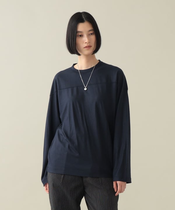 【ノベルティ対象】Teddy Wool Jersey Longsleeve Tee Model：H170cm Size：
