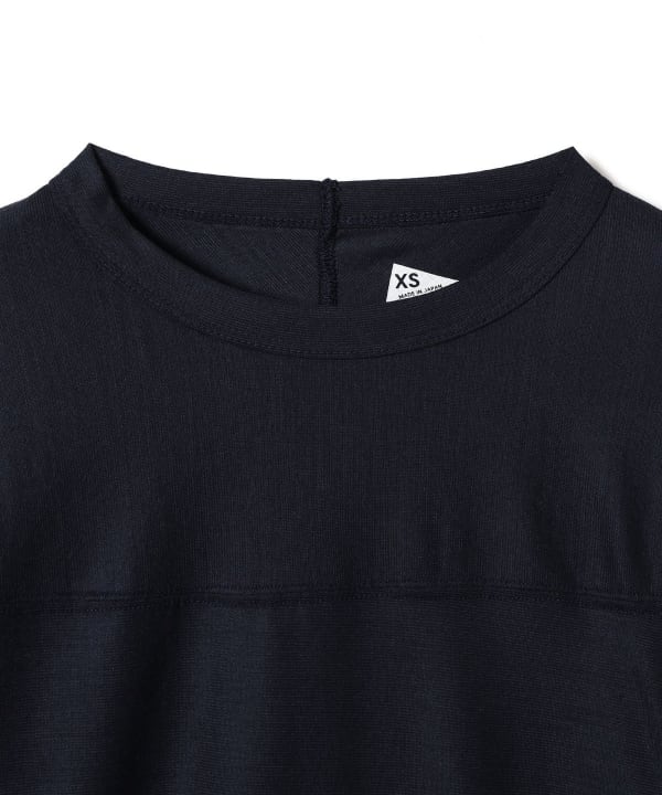 【ノベルティ対象】Teddy Wool Jersey Longsleeve Tee NAVY