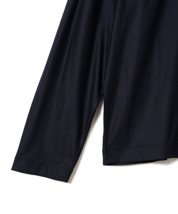 【ノベルティ対象】Teddy Wool Jersey Longsleeve Tee NAVY