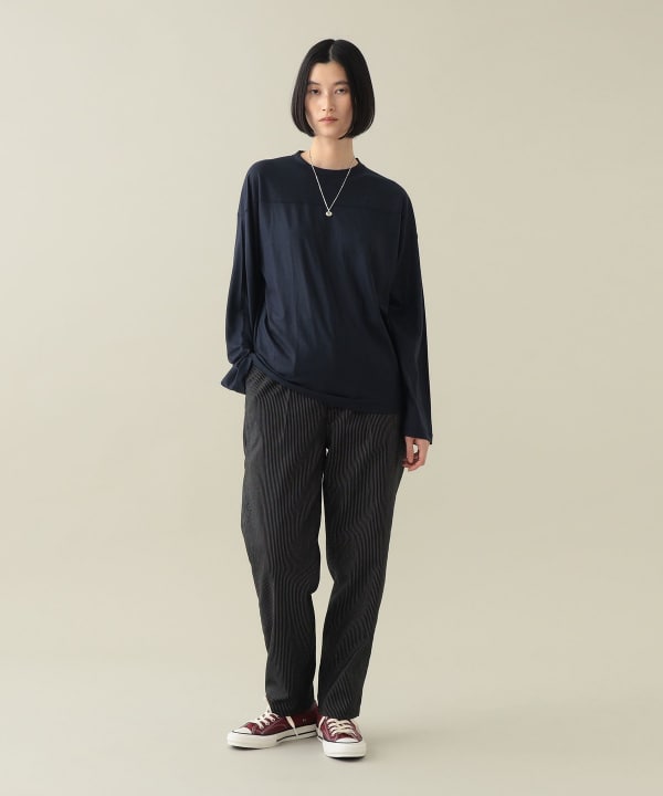 【ノベルティ対象】Teddy Wool Jersey Longsleeve Tee Model：H170cm Size：