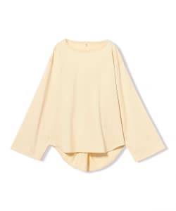HAKUJI / Compact cotton back twist Pullover