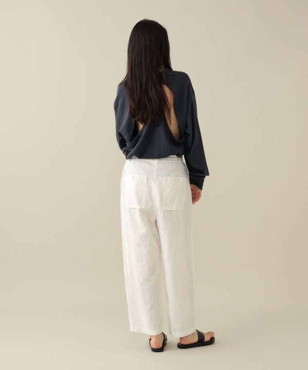 【EXCLUSIVE】ONIT / Backdesign Tops Model：H173cm Size：2