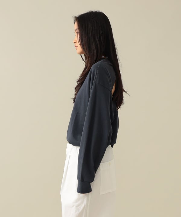 【EXCLUSIVE】ONIT / Backdesign Tops Model：H173cm Size：2
