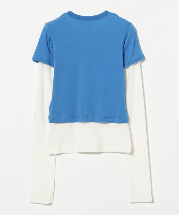 ONIT / STRETCH JERSEY 2 LAYERED TOP