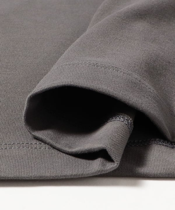 BATONER / SUEDE TOUCH CREW NECK LONG SLEEVE T-SHIRT