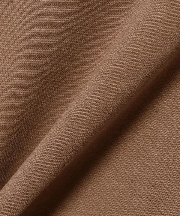 BATONER / SUEDE TOUCH CREW NECK LONG SLEEVE T-SHIRT
