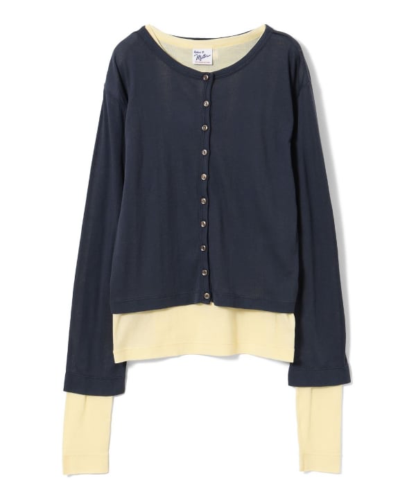 【EXCLUSIVE】Robert P. Miller / Long sleeve Tshirt & cardigan