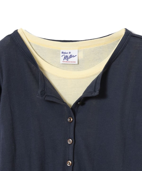 【EXCLUSIVE】Robert P. Miller / Long sleeve Tshirt & cardigan