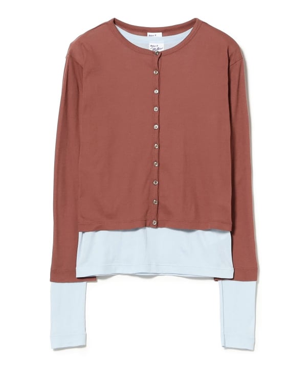【EXCLUSIVE】Robert P. Miller / Long sleeve Tshirt & cardigan