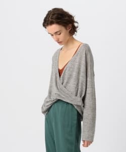 Pilgrim Surf+Supply / Raquel Linen Crossover Sweater