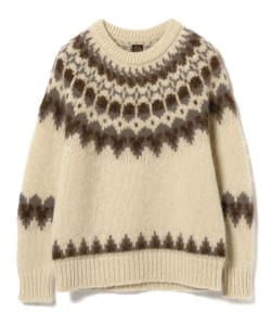 ＜WOMEN＞BATONER / Nordic Crew Neck