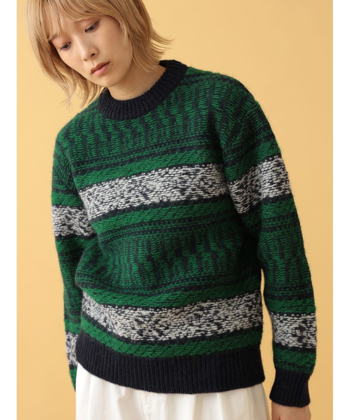 〈WOMEN〉Jacob Fair Isle Knit トップス WOMEN NAVY XS 〈WOMEN〉Jacob Fair Isle Knit トップス WOMEN NAVY XS
