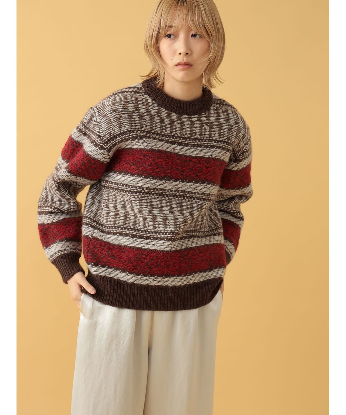 Pilgrim Surf+Supply（ピルグリム サーフ+サプライ）〈WOMEN〉Jacob Fair Isle Knit（トップス  ニット・セーター）通販｜BEAMS