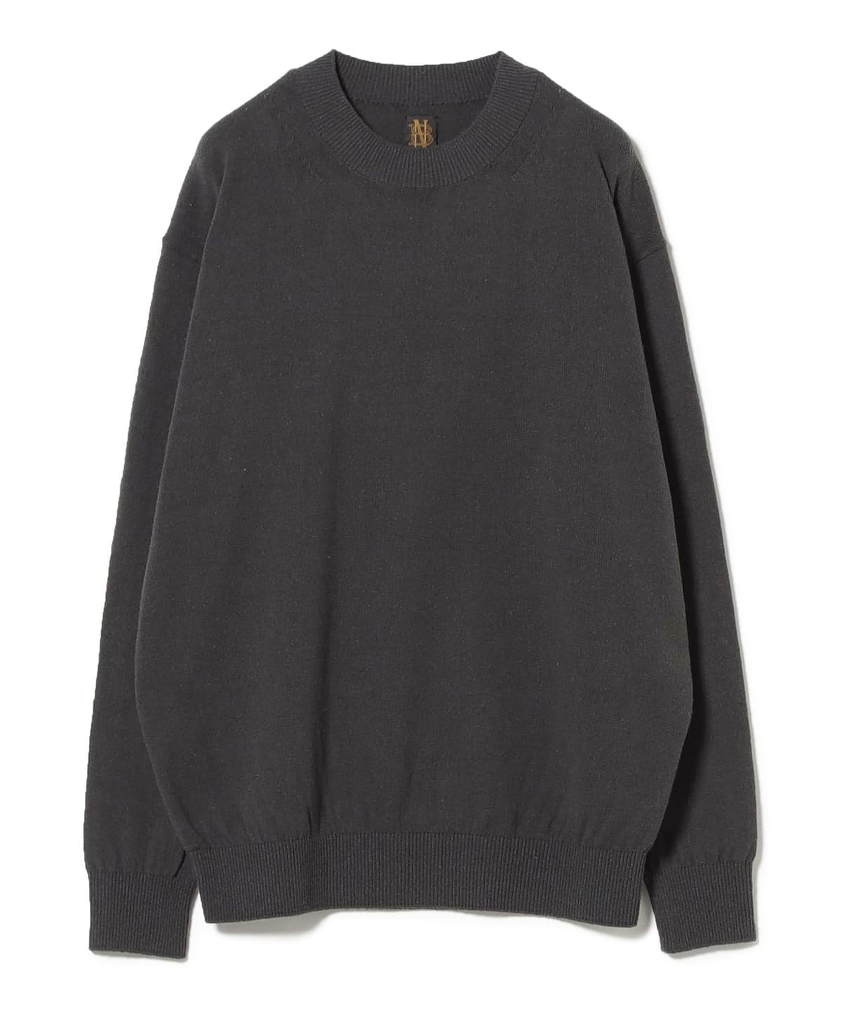 BATONER バトナー / Silk Crew Neck トップス WOMEN CHARCOAL. G 1 BATONER バトナー / Silk Crew Neck トップス WOMEN CHARCOAL. G 1