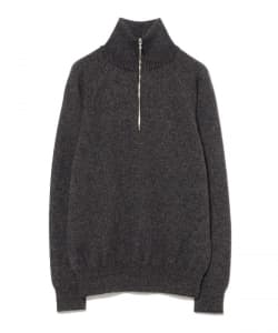 BATONER /  BABY ALPACA KURUMI TENJIKU HALF ZIP