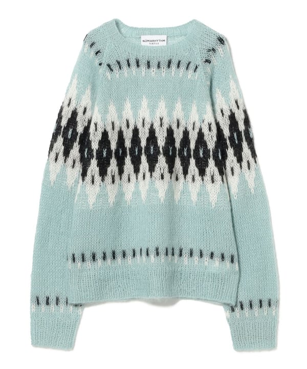 NOMARHYTHM TEXTILE / Hand Knit Snowflake Sweater