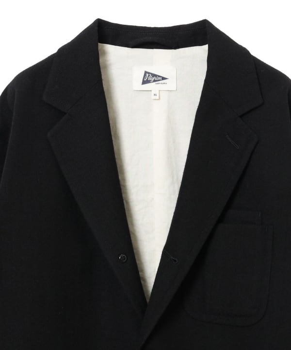 【+10%ポイントUP】Itten Walker Herringbone Jacket BLACK
