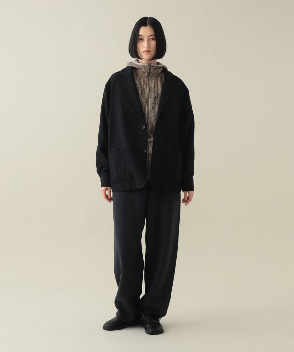 【+10%ポイントUP】Itten Walker Herringbone Jacket BLACK Model：H170cm Size：XS
