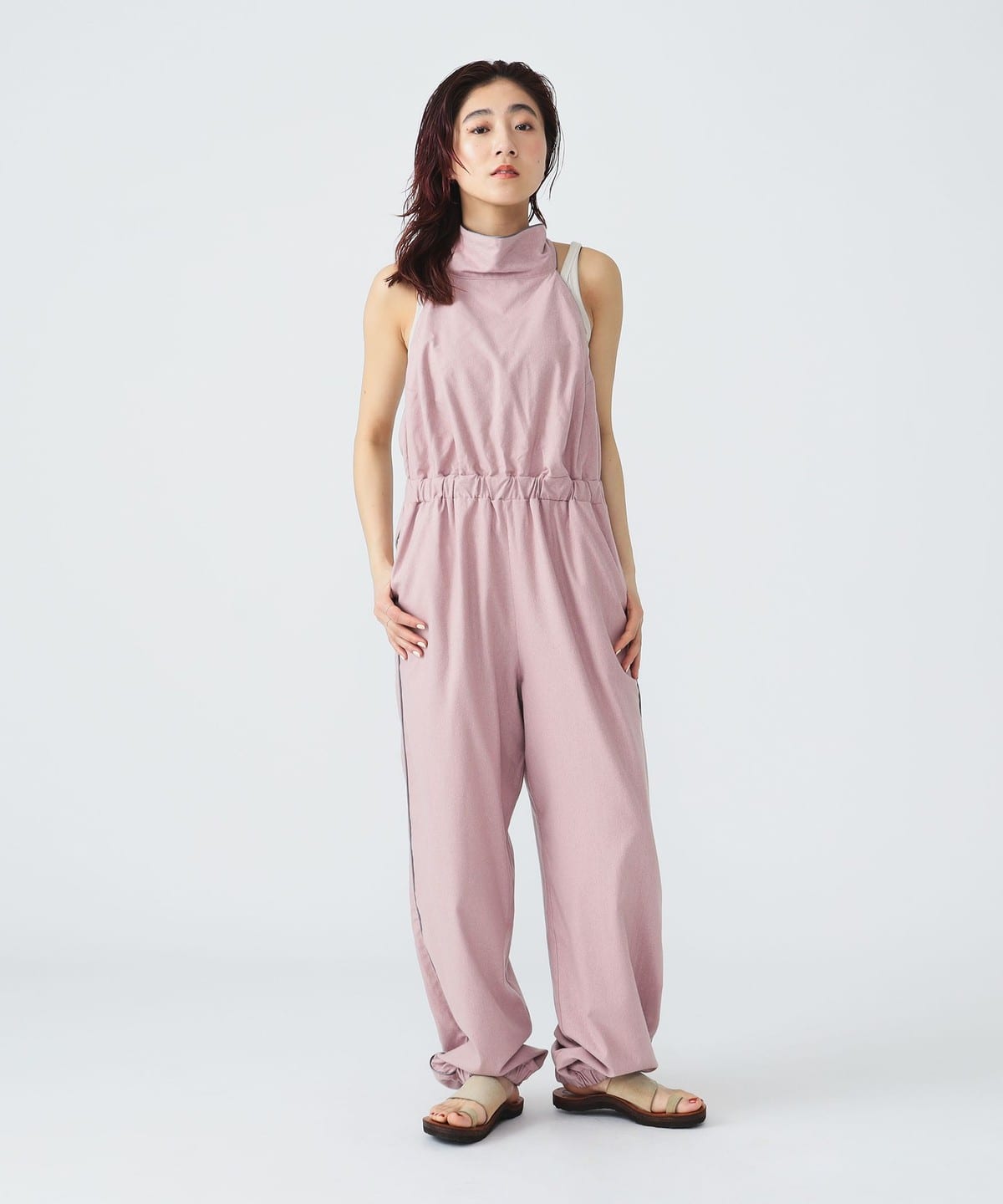 カラーブラックbaserange JACKSON JUMPSUIT S - その他