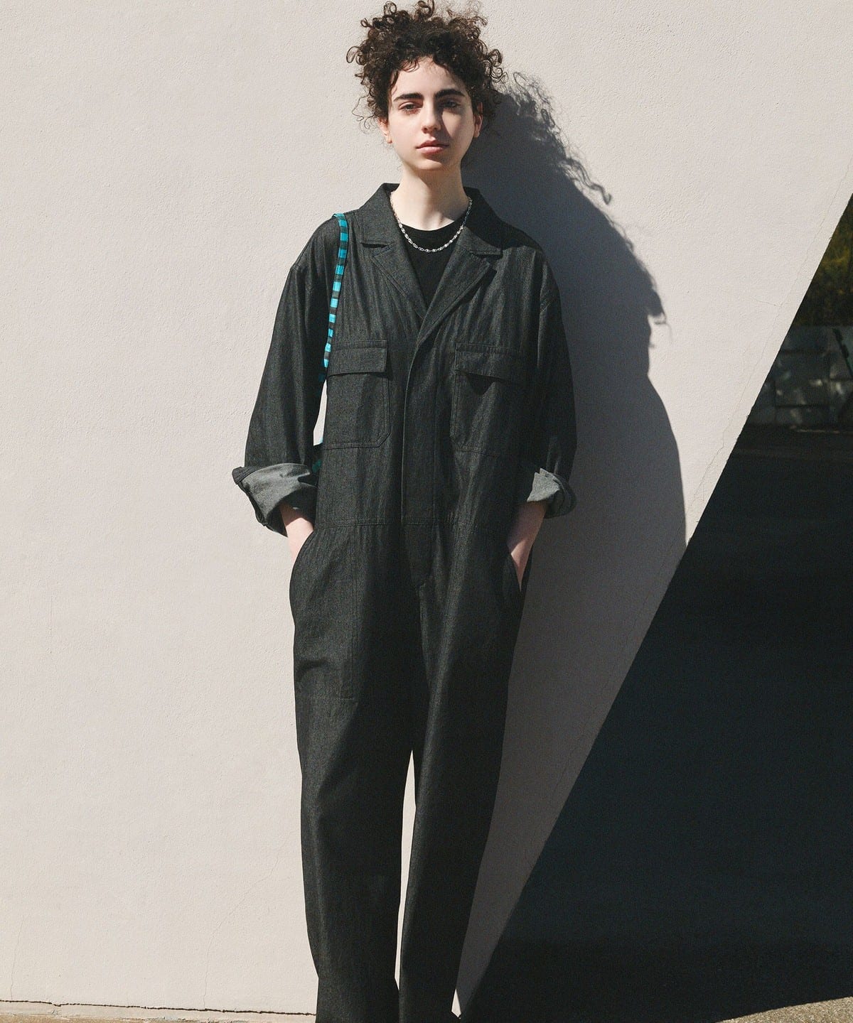 【EXCLUSIVE】UNIVERSAL OVERALL ユニバーサルオーバーオール / Chambray JUMPSUIT パンツ WOMEN BLACK INDIGO S 【EXCLUSIVE】UNIVERSAL OVERALL ユニバーサルオーバーオール / Chambray JUMPSUIT パンツ WOMEN BLACK INDIGO S