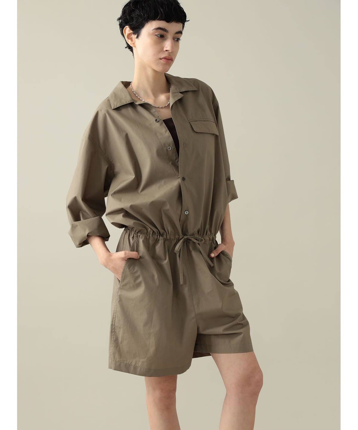 Summer All in one パンツ WOMEN KHAKI 0 Summer All in one パンツ WOMEN KHAKI 0