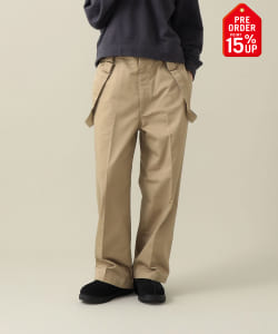 【+15%ポイントUP】【EXCLUSIVE】UNIVERSAL OVERALL / Ttweed Suspender Pants