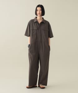 【+10%ポイントUP】【EXCLUSIVE】UNIVERSAL OVERALL / Half sleeve Jumpsuit