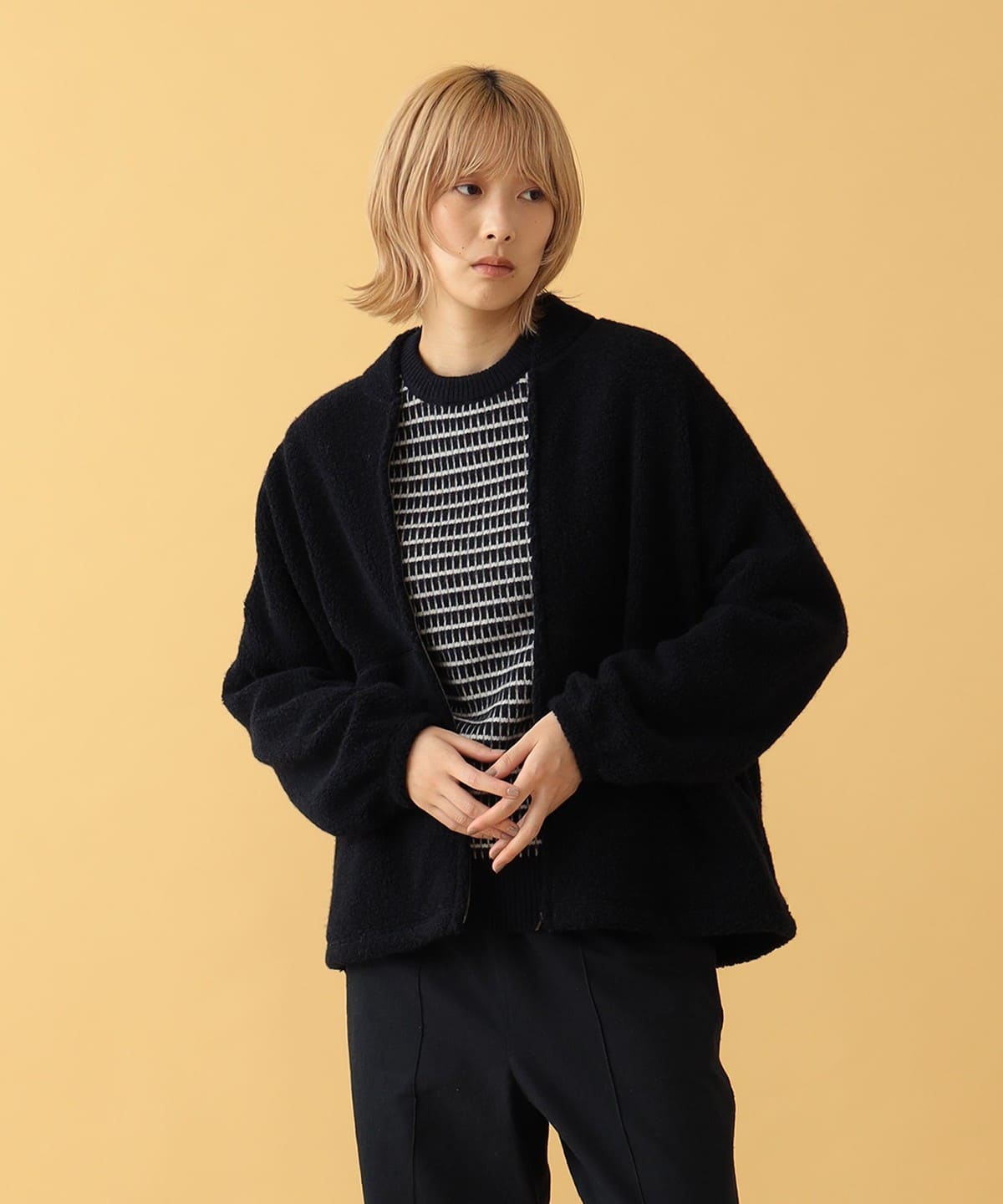 Meadow Renewool Zip Up ブルゾン WOMEN DK. NAVY 0 Meadow Renewool Zip Up ブルゾン WOMEN DK. NAVY 0