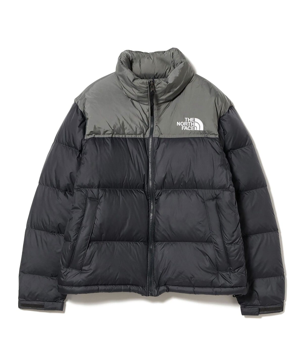 THE NORTH FACE ザ・ノース・フェイス / Nuptse Jacket ブルゾン WOMEN Fuse Box Gray x Asphalt Gray S