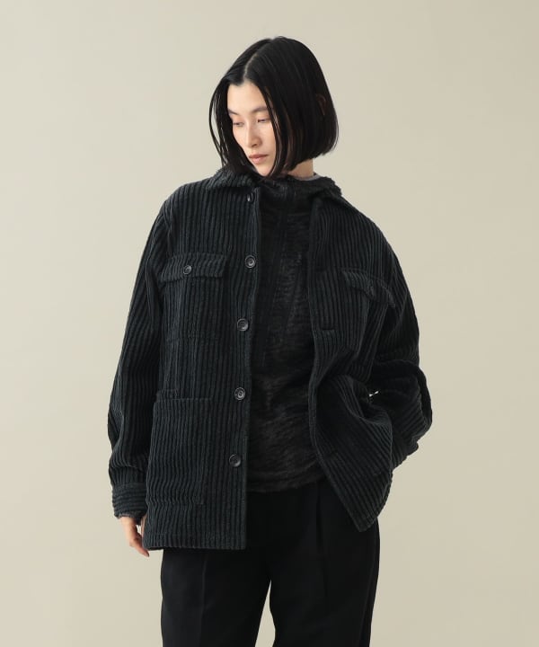 【+10%ポイントUP】Madeleine Wide Wale Corduroy Coverall Model：H170cm Size：１