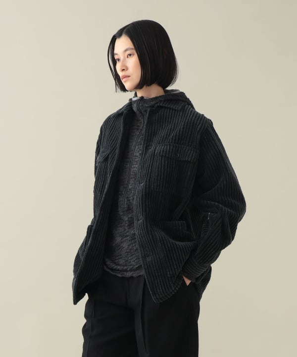 【+10%ポイントUP】Madeleine Wide Wale Corduroy Coverall Model：H170cm Size：1